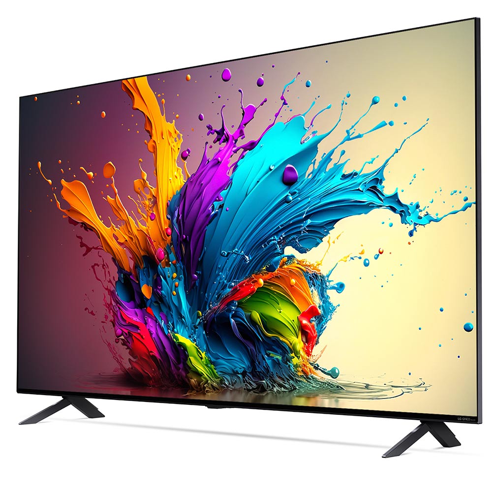 Smart TV LG QNED MiniLED 75" Polegadas 75QNED90T, Processador a8 AI, Quantum Dot, webOS 24 e Wi-Fi