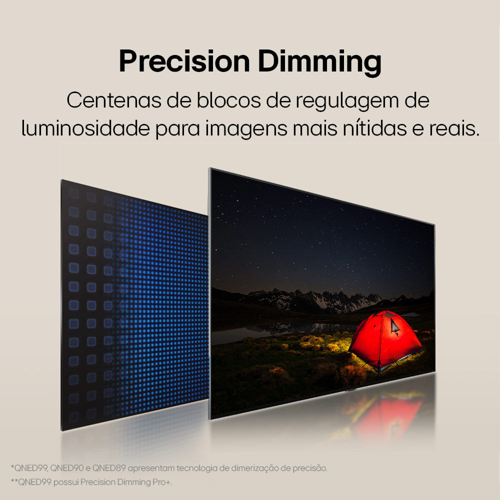 Smart TV LG QNED MiniLED 75" Polegadas 75QNED90T, Processador a8 AI, Quantum Dot, webOS 24 e Wi-Fi