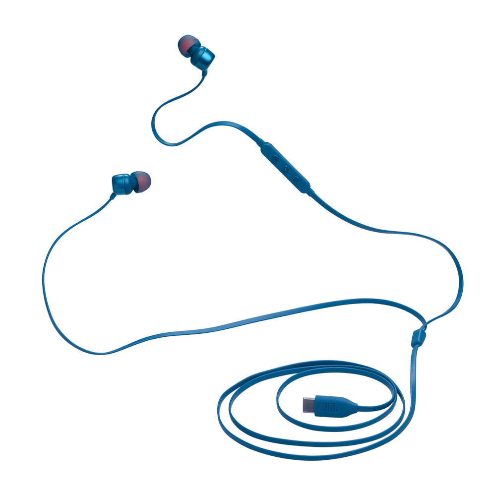 Fone de Ouvido JBL Tune 310C USB-C In Ear Azul - LT310C