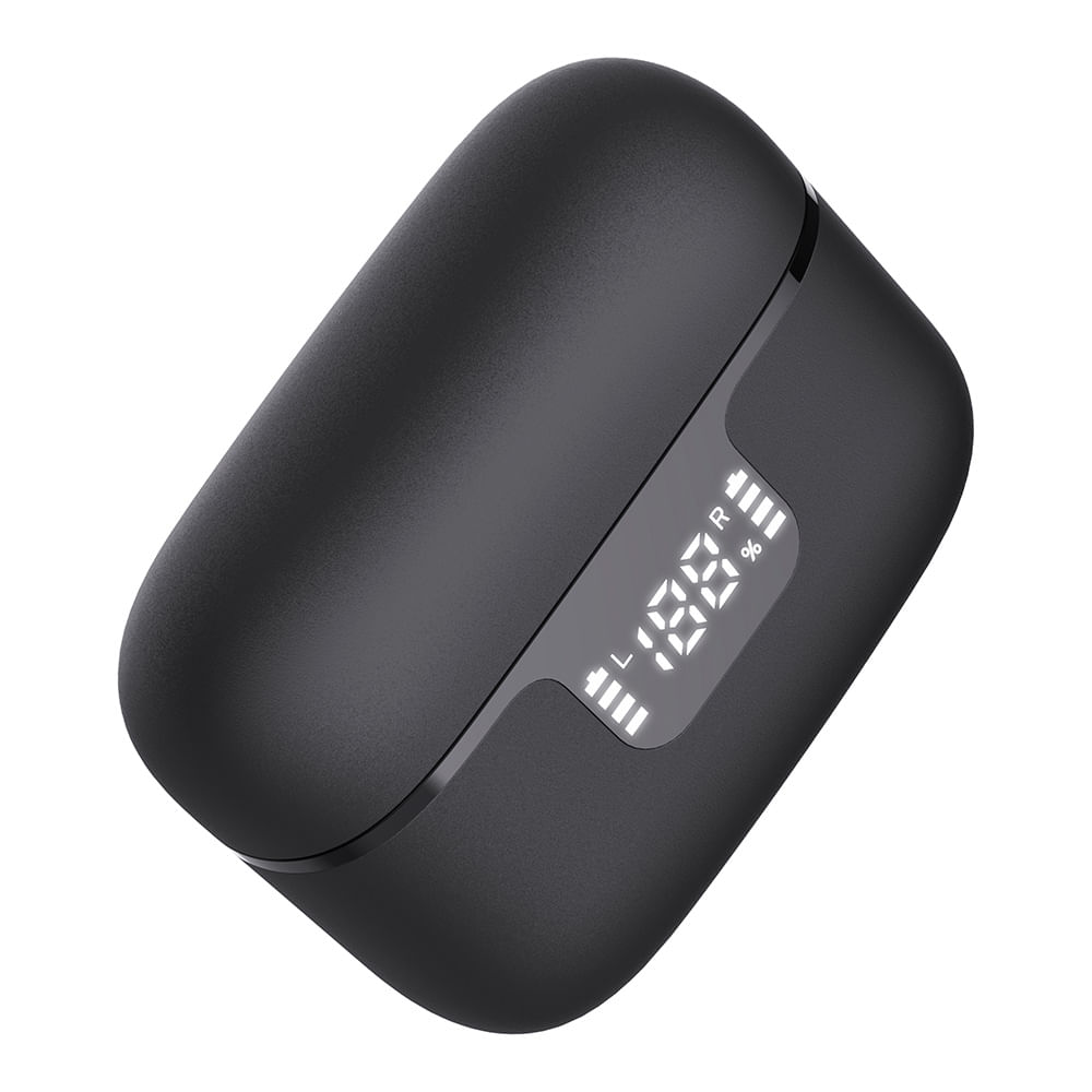 Fone de Ouvido Geonav TWS HarmonyWave Intra-auricular com Cancelamento Ativo de Ruído Preto - AER15