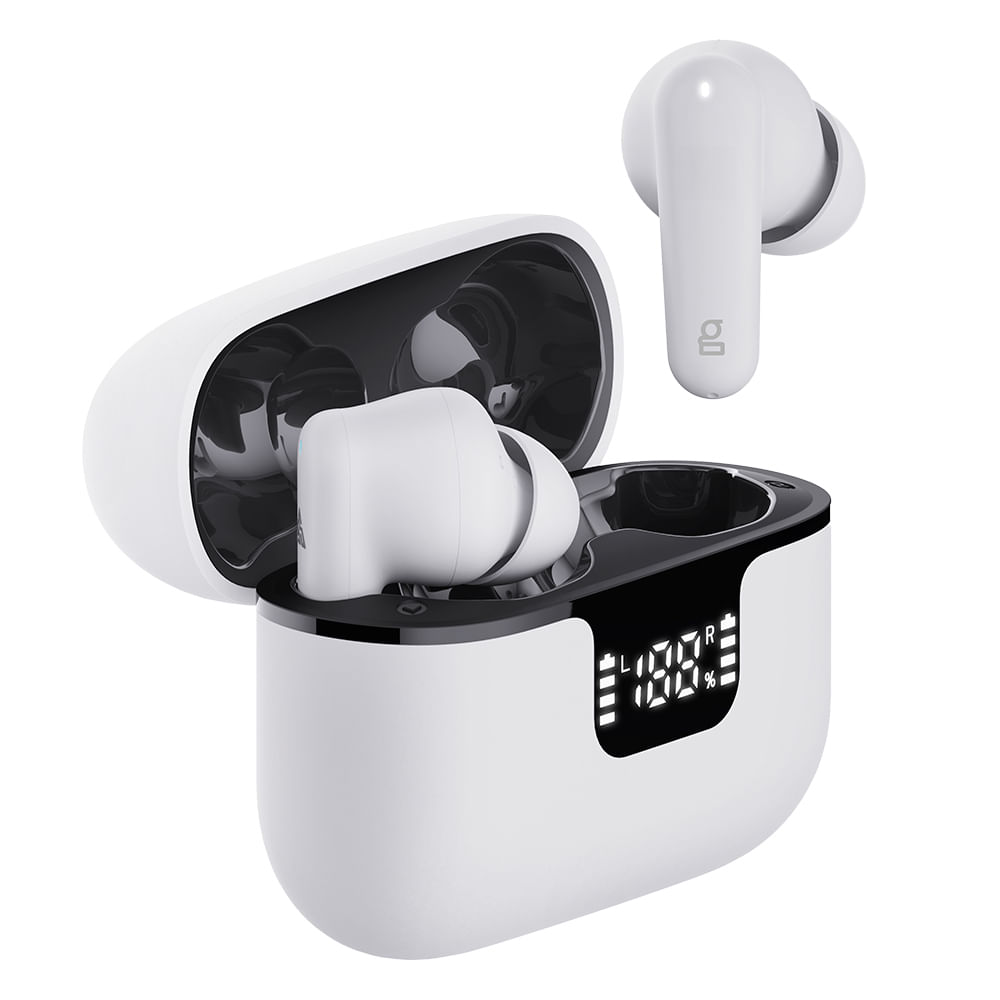 Fone de Ouvido Geonav TWS HarmonyWave Intra-auricular com Cancelamento Ativo de Ruído Branco - AER15