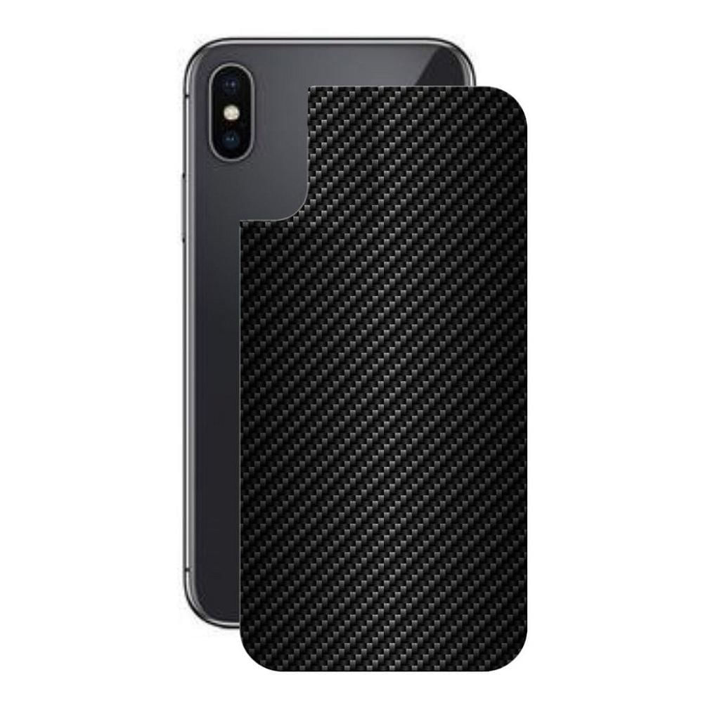 Película iPhone XS - Traseira Fibra Carbono Preta - Gshield
