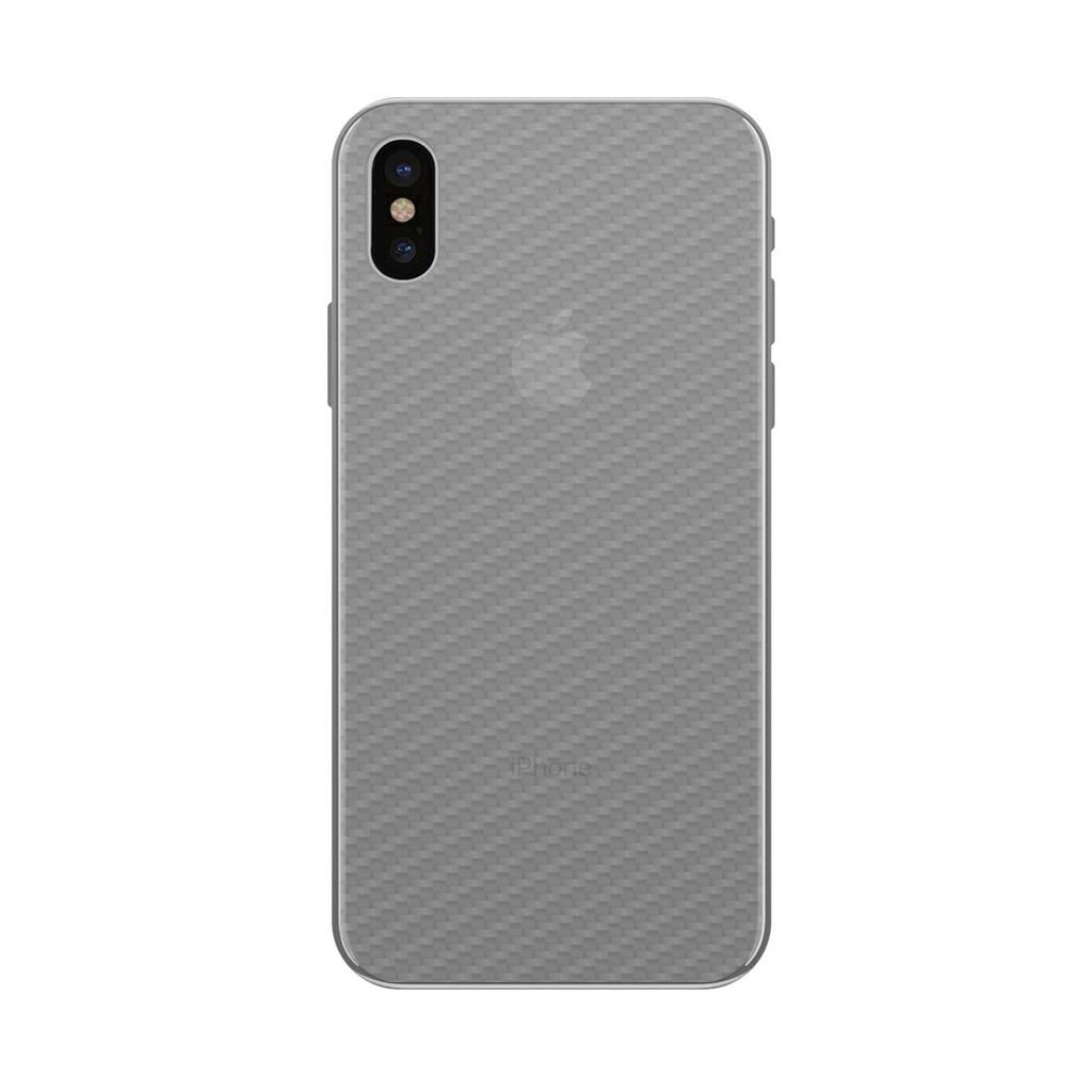 Película Traseira de Fibra de Carbono Transparente para iPhone X e XS - Gorila Shield