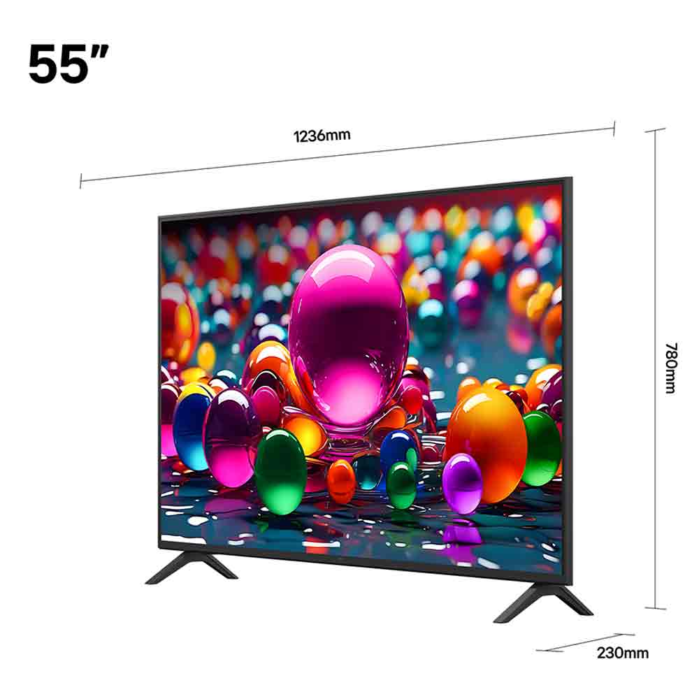 Smart TV LG 4K UHD AI 55" Polegadas, Processador a7 Gen8, webOS 25 - 55UA8550PSA