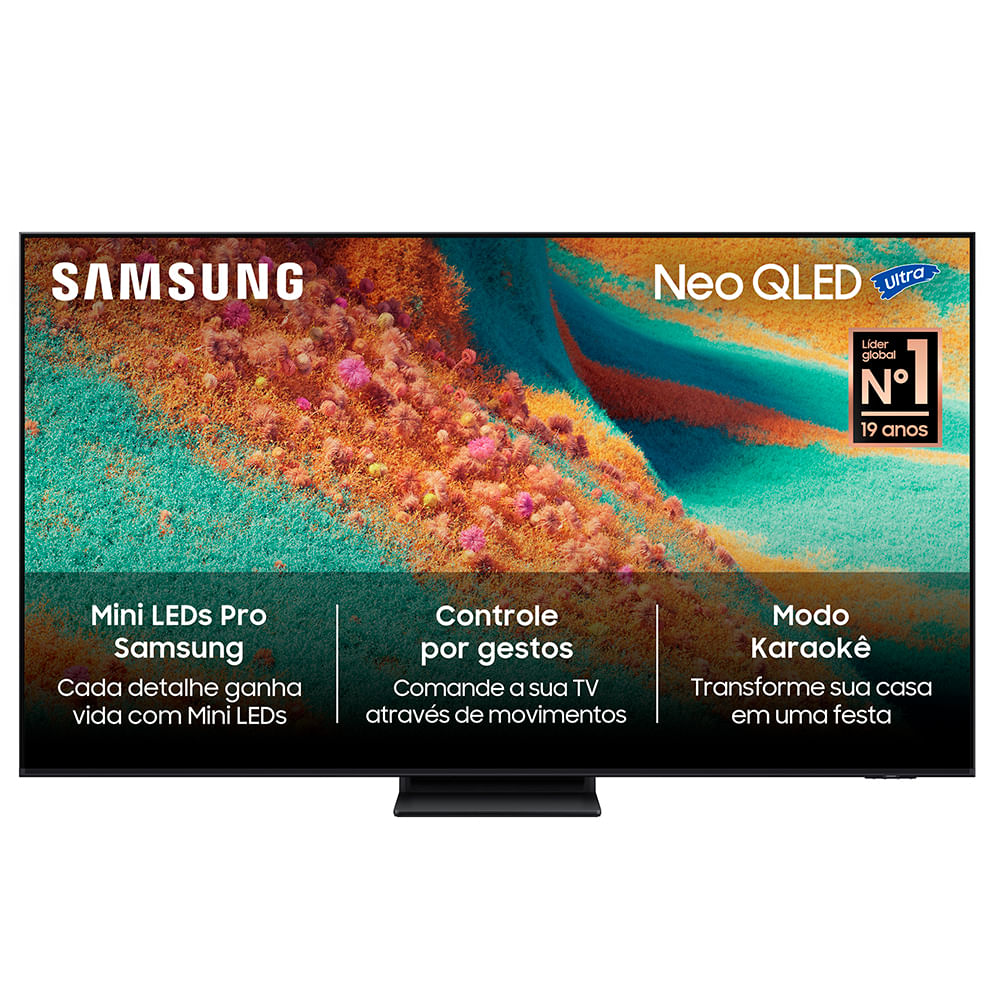 Smart TV Samsung Neo QLED Ultra 4K 55" Polegadas 55QN85F com Vision AI 2025