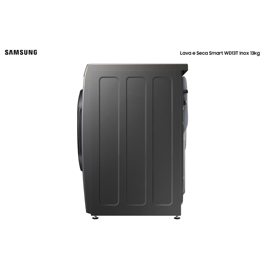 Lava e Seca 13 Kg Samsung Eco Bubble Inox com 25 Programas de Lavagem -  WD13T504DBN