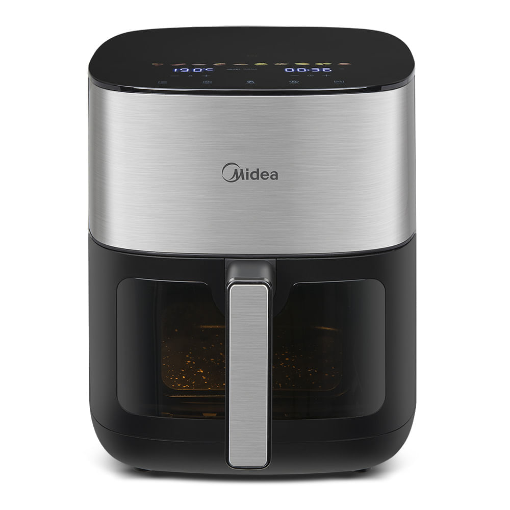 Fritadeira Air Fryer Com Visor 6L Smart Chef Pro Midea 110