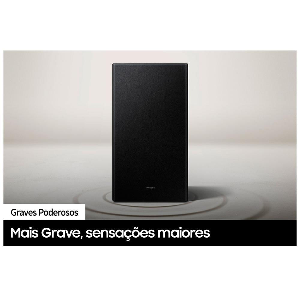 Soundbar Samsung com Subwoofer sem Fio, 2.1 Canais, Bluetooth e 410W - HW-B550