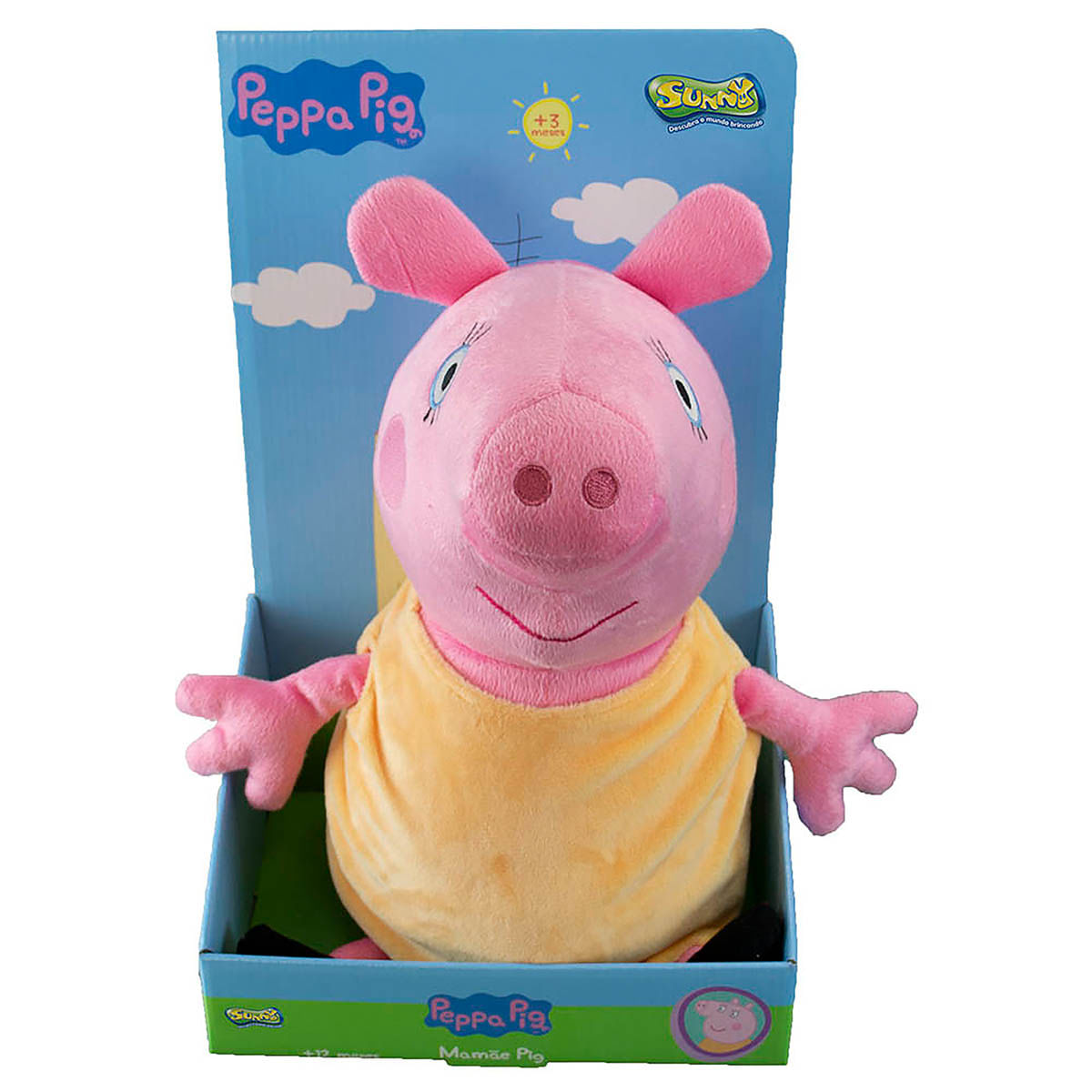 Peppa Pig - Pelúcia Mamãe Pig 33Cm