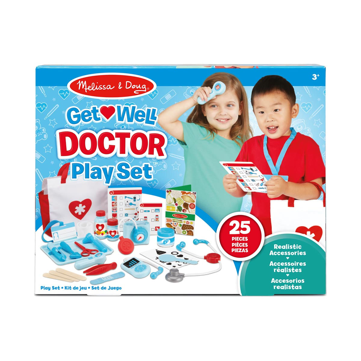 Playset de Clínica Médica com 25 peças - Melissa & Doug