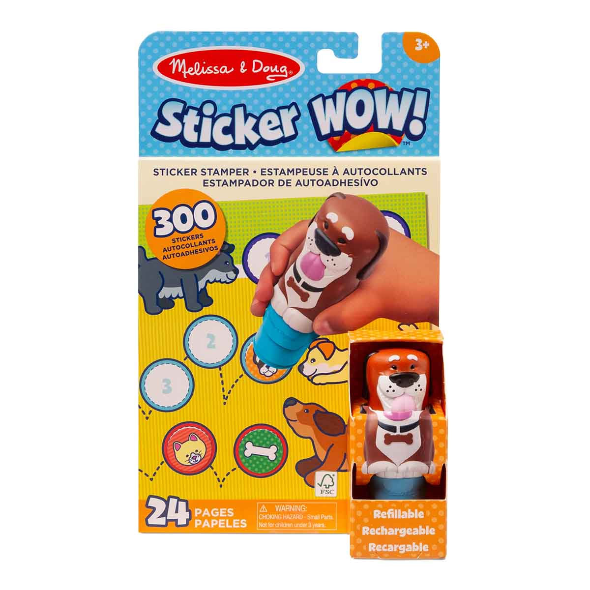 Conjunto Caderno e Carimbo Cachorro - Melissa & Doug