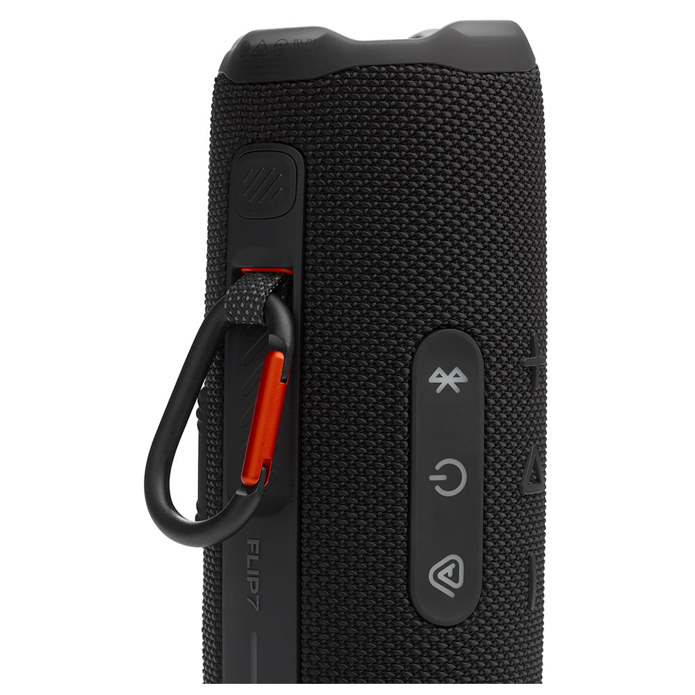 Caixa Bluetooth JBL Flip 7 à Prova d´Água Preto - JBLFLIP7BLKBR