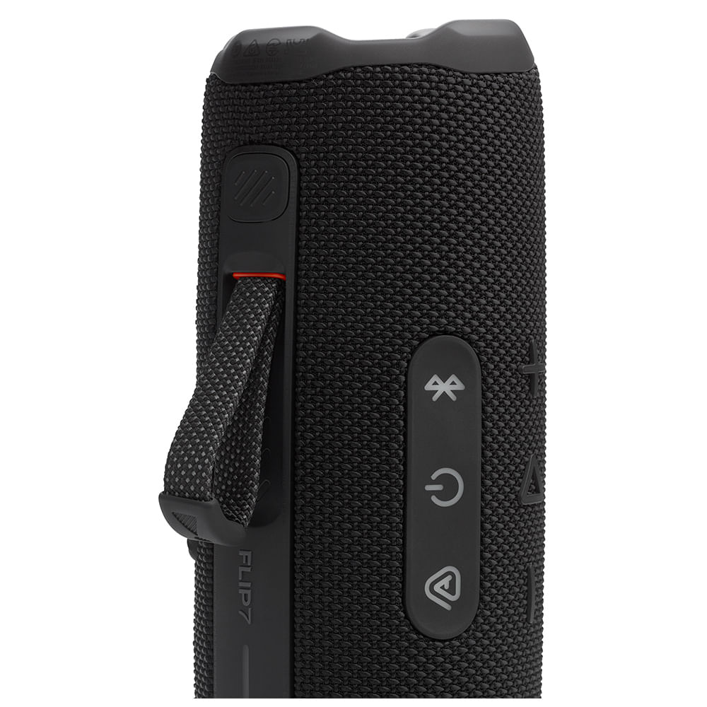 Caixa Bluetooth JBL Flip 7 à Prova d´Água Preto - JBLFLIP7BLKBR