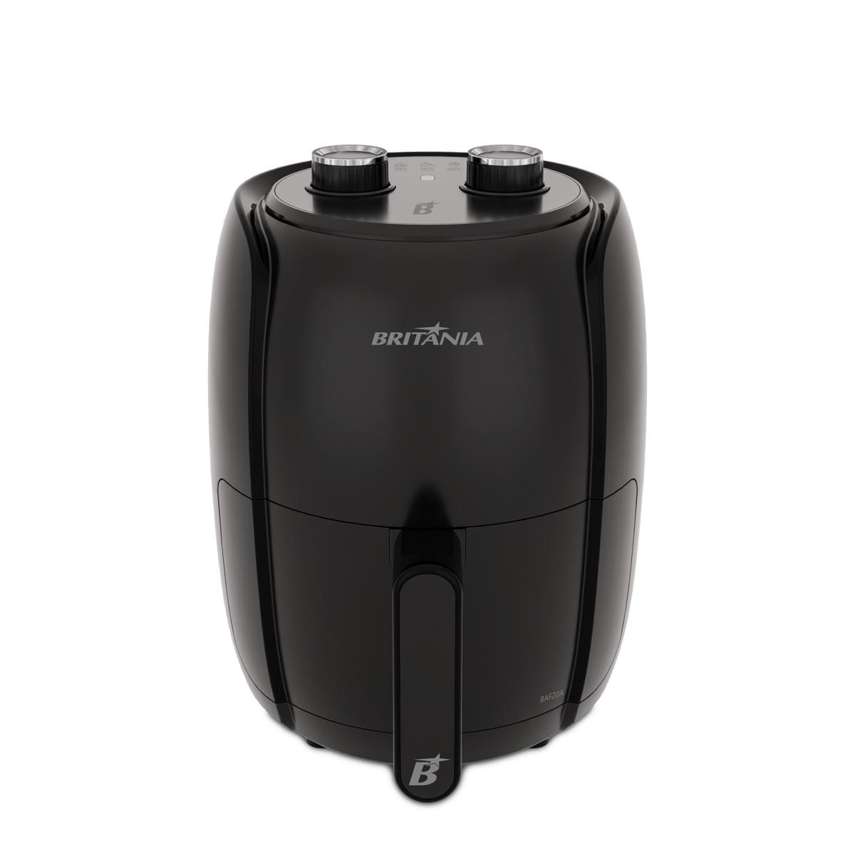 Air Fryer Britânia Compacta 2L 1000W Sem Óleo BAF20A