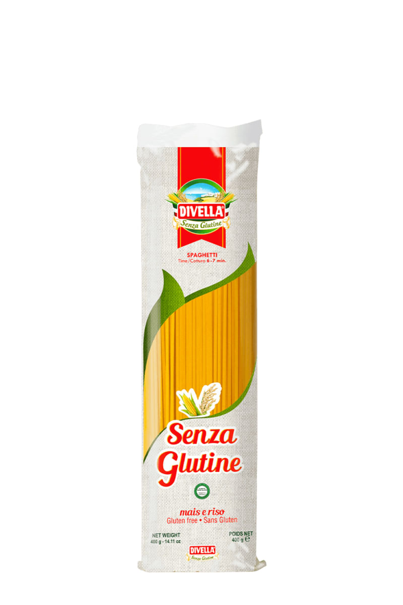 Spaghetti Sem Glúten Italiano 400G Divella