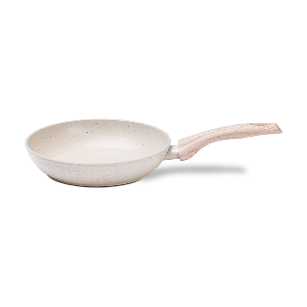 Frigideira de Indução Brinox Sirius Antiaderente Ceramic Life Ø24cm 1,6 Litros Vanilla Creme