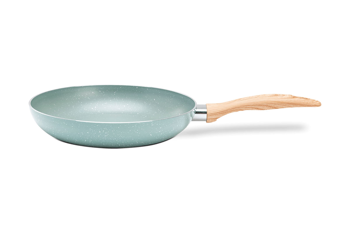 Frigideira com Indução Brinox Botanika Antiaderente Ceramic Life Ø24cm 1,35 Litros Verde Verde