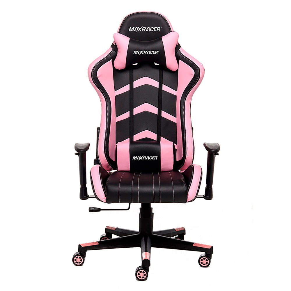 Cadeira Gamer MaxRacer Aggressive Rosa NuvemShop/FastShop