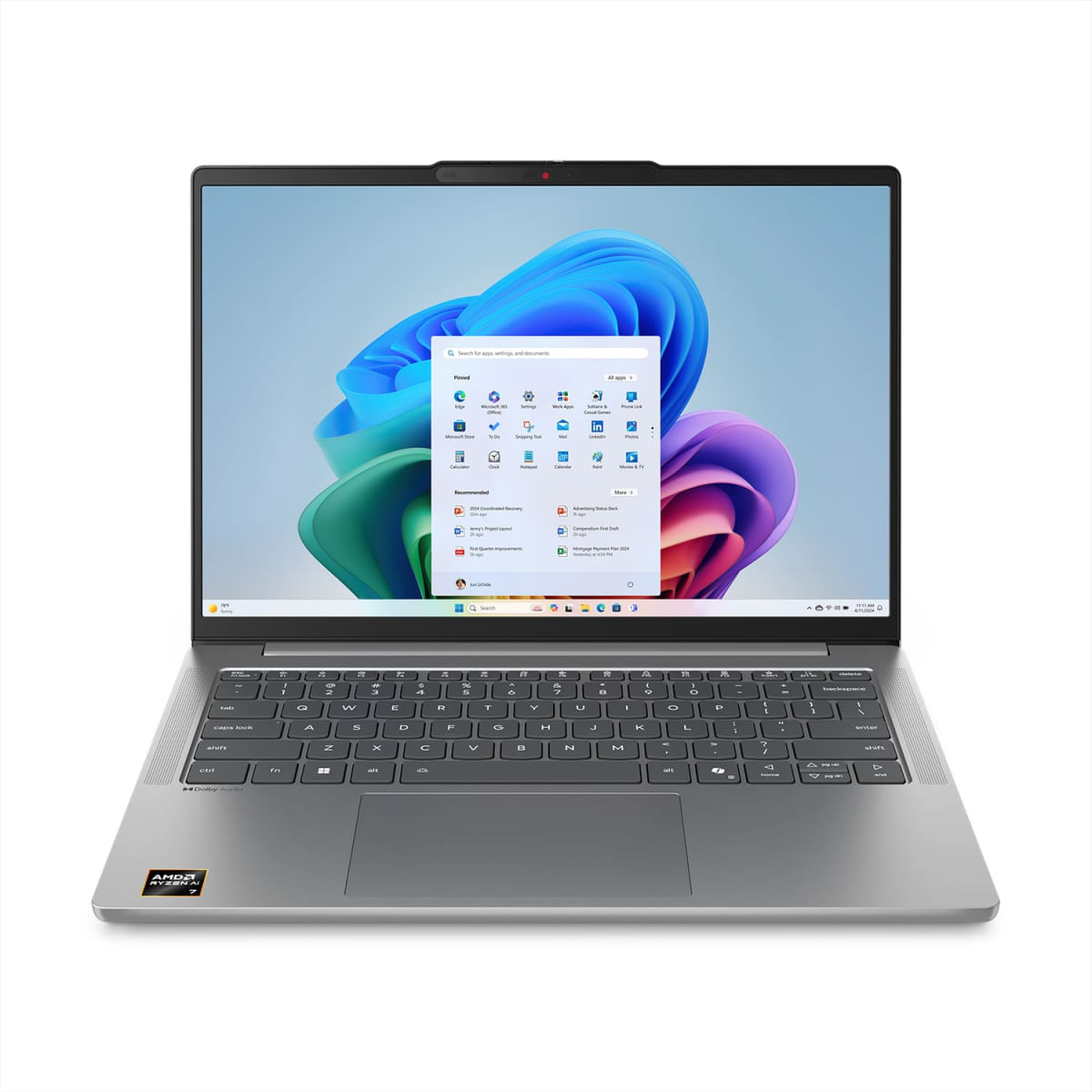 Notebook Lenovo 14” Ideapad Slim 5 83NJ0002BR Windows 11 AMD Ryzen AI 5 330 16GB RAM e 512GB SSD Luna Gray