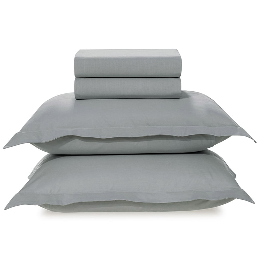 Jogo de Cama King Size com 04 Peças Tom Mineral - Karsten