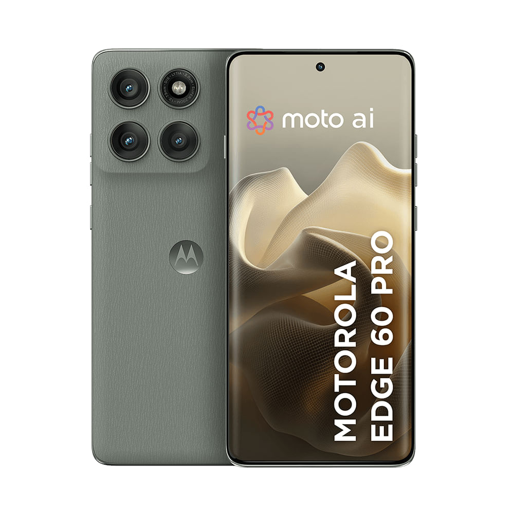 Smartphone Motorola Edge 60 Pro 5G Cinza 512GB, 12GB RAM + 12GB Ram Boost, Tela 6.7" 120Hz, Câmera Sony LYTIA 700C 50MP e Dimensity 8350 Extreme