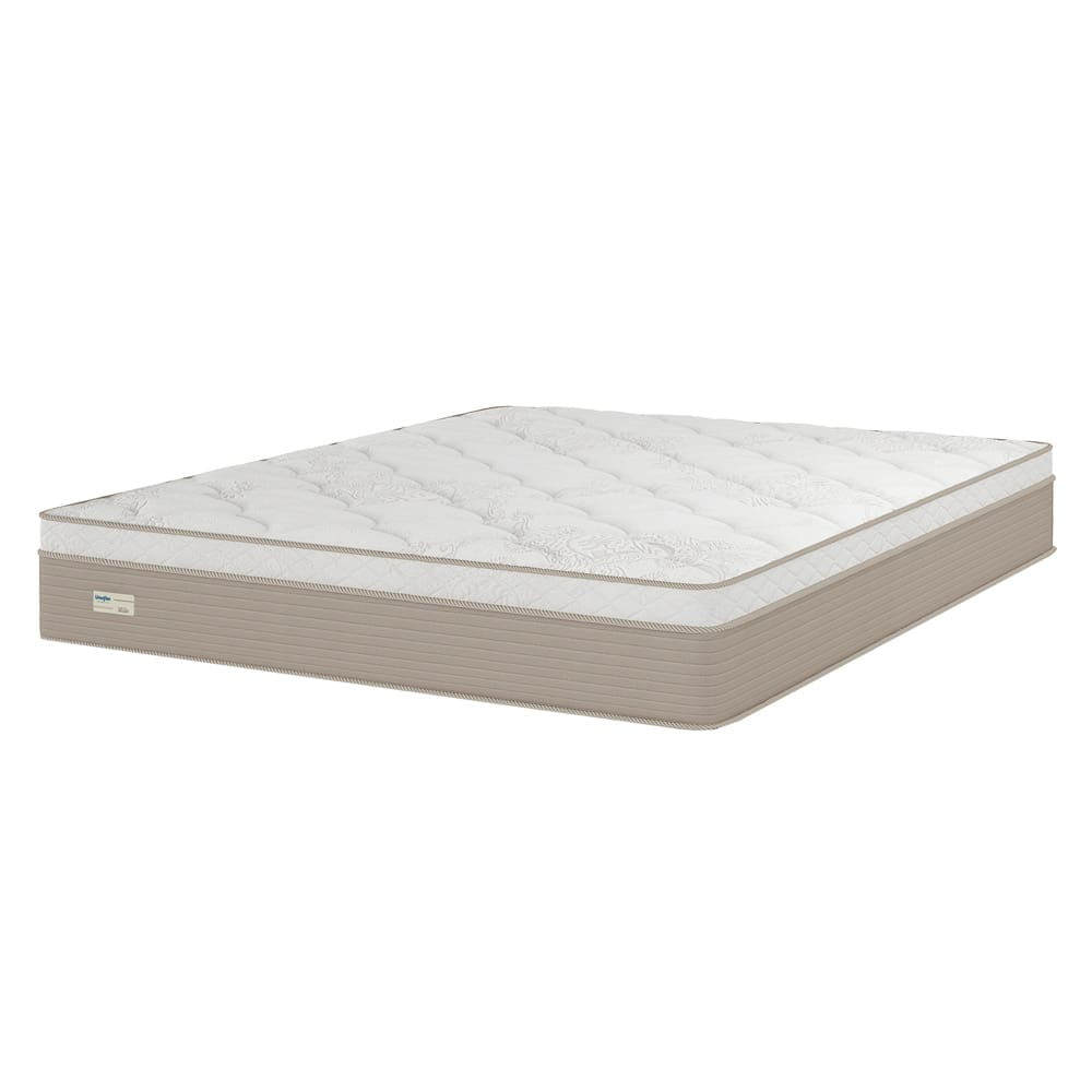 Colchão King Size Umaflex Milão com Euro Pillow e Molas Ensacadas 30x193x203 – Bege/Branco