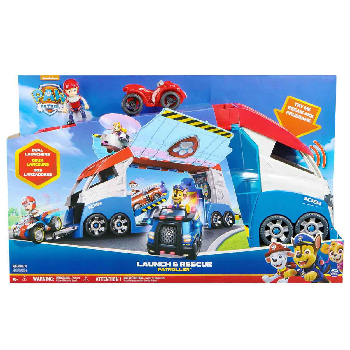 Furgão Com Luz E Som, Boneco Ryder E Atv - Patrulha Canina