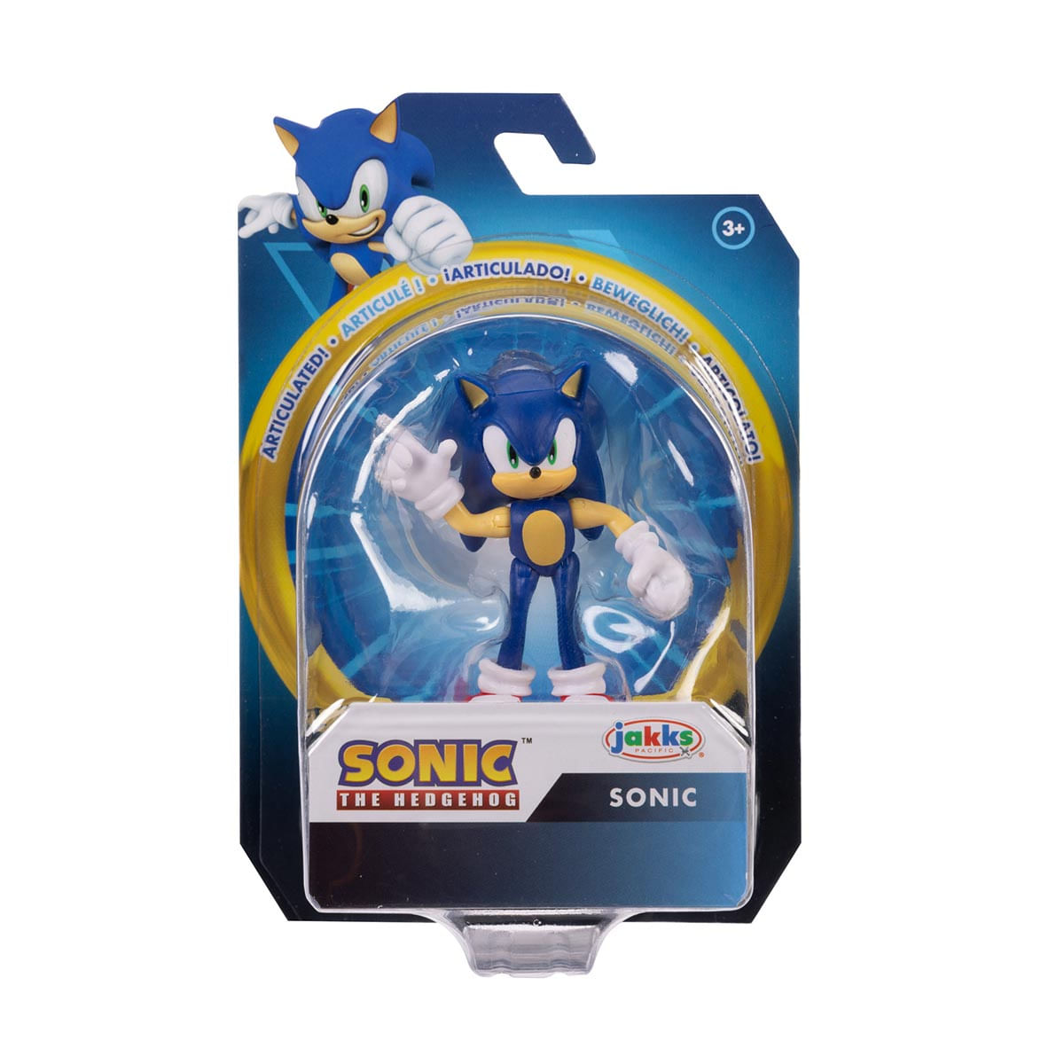 Boneco Sonic Moderno de 6cm - Sonic