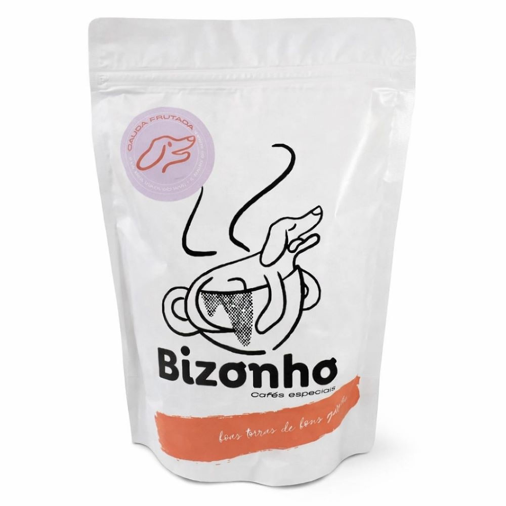 Café Bizonho Cauda Frutada em grãos 250 g