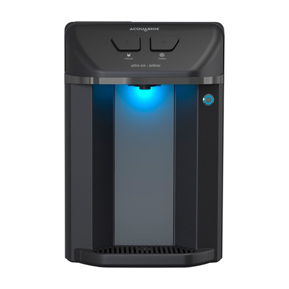 Purificador de Água Acquabios com Água Gelada e Tecnologia de Utra Ice Ozônio Preto - ULTRAICE