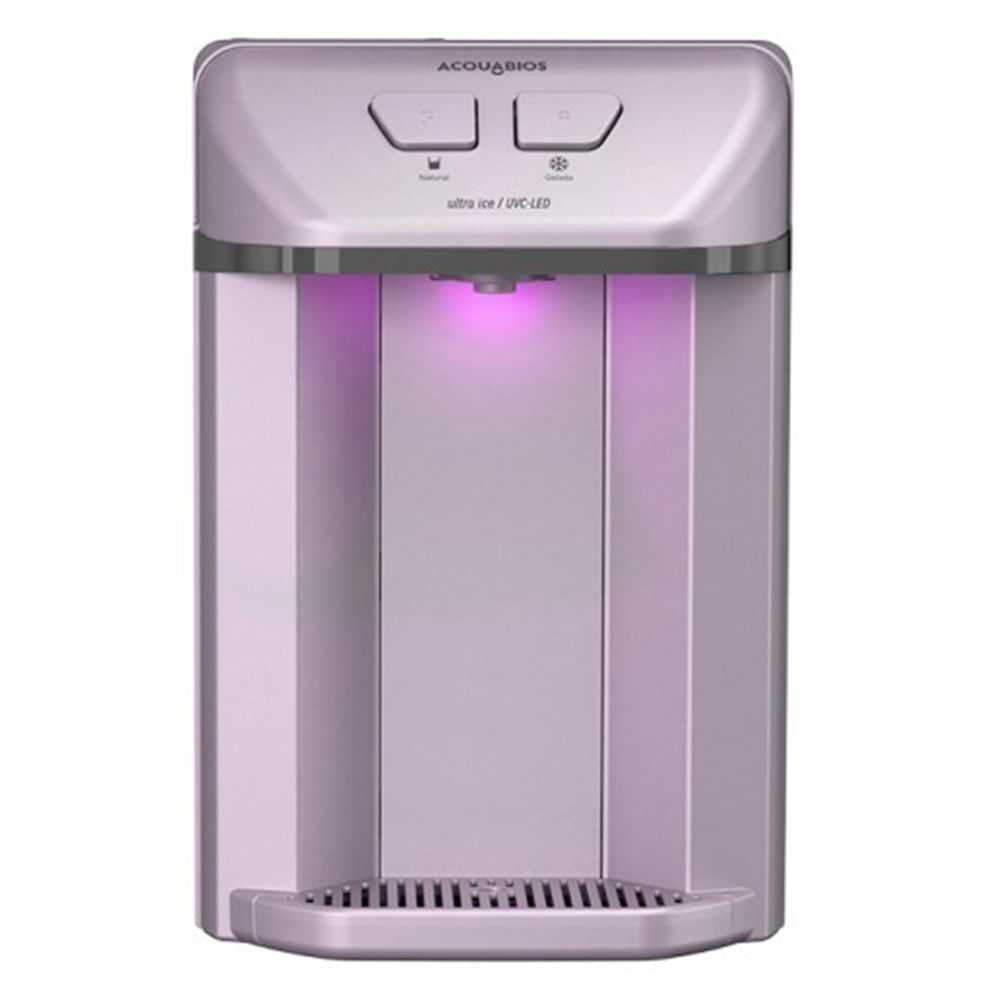 Purificador de Água Acquabios com Água Gelada e Tecnologia de Purificação UVL-LED Prata - UVCLED