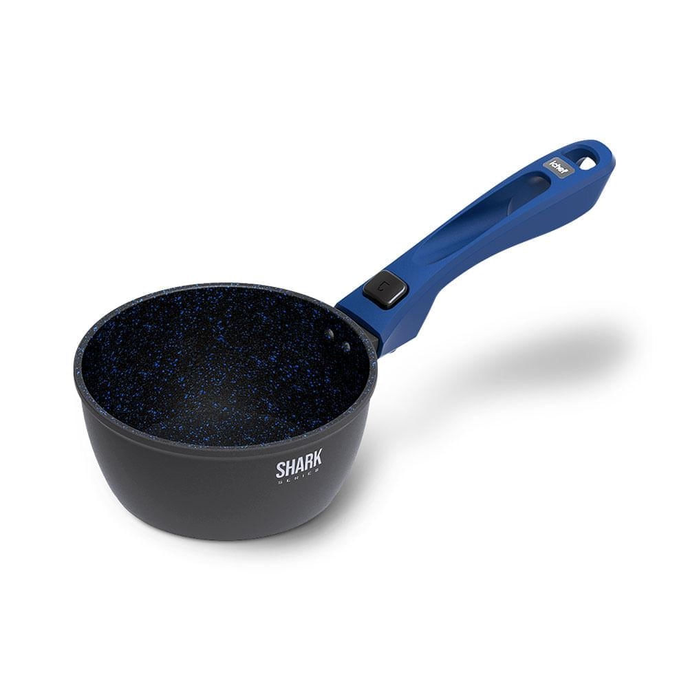 Panela Polishop Ichef Ultra Sauce Shark Series Azul 16cm Azul