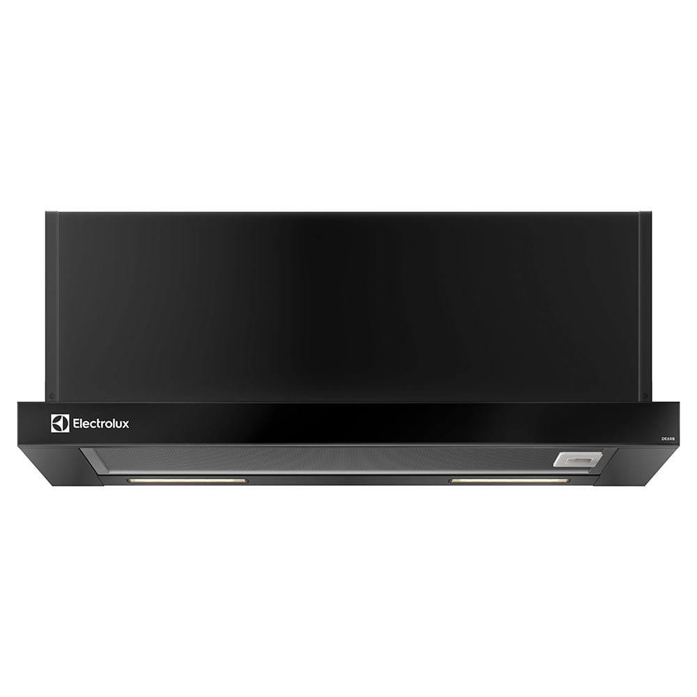 Depurador de Ar Electrolux Efficient 60cm Retrátil com Luz de LED Preto - DE6RB