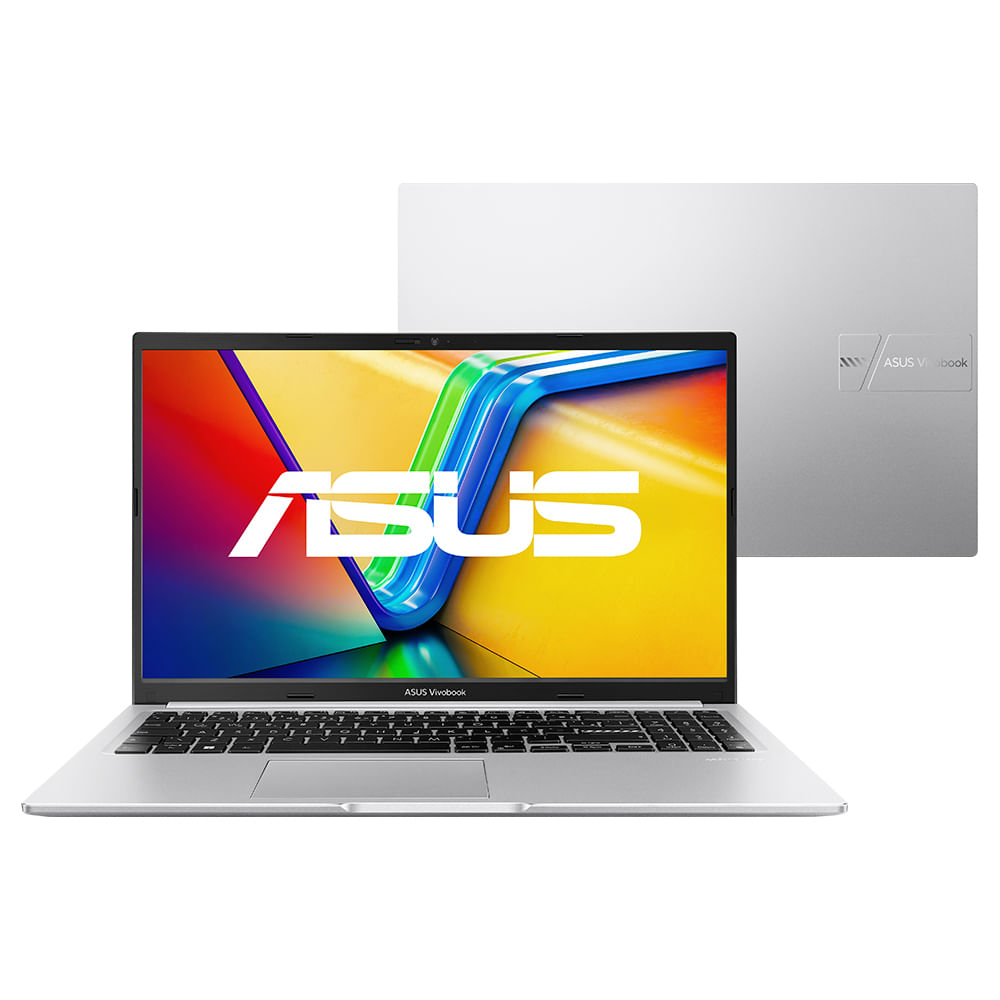 Notebook ASUS Vivobook 15 AMD Ryzen7 5825U, 16GB, 512GB SSD, W11 , 15,6"FHD, Cool Silver - M1502YA-NJ655W