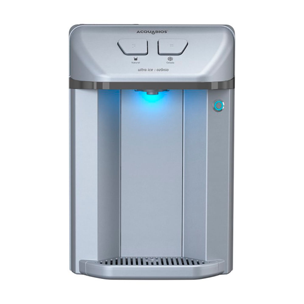 Purificador de Água Acquabios com Água Gelada e Tecnologia de Utra Ice Ozônio Prata - ULTRAICE