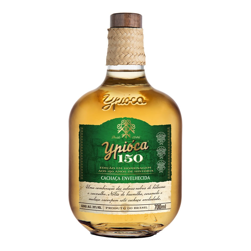 CACHAÇA YPIÓCA COMEMORATIVA 150 ANOS - 700ml CACHAÇA YPIÓCA 150 ANOS - 700ml