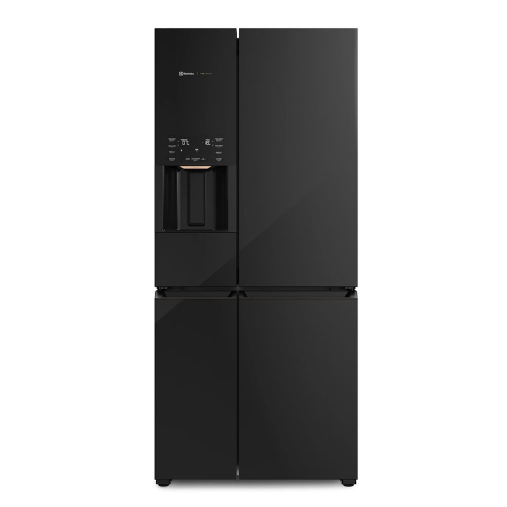 Refrigerador French Door Pro Series Electrolux de 04 Portas Frost Free com 541 Litros FlexiSpace Black - IQ8IB