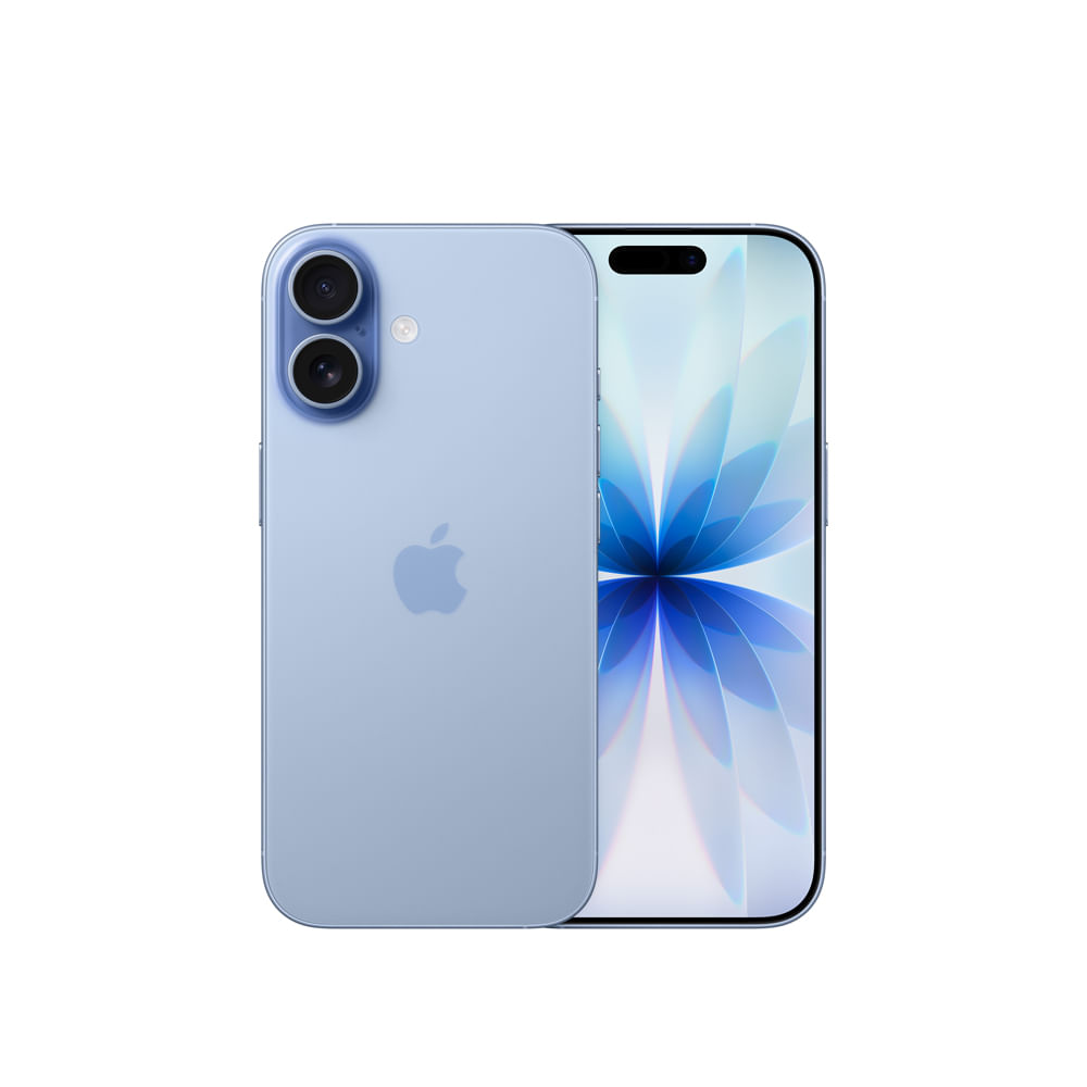 iPhone 17 Apple (256GB) Azul-Névoa, Tela de 6,3", 5G e Câmera de 48MP