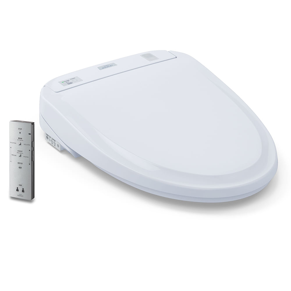 Assento Sanitário Washlet Formato Alongado Branco - S300E