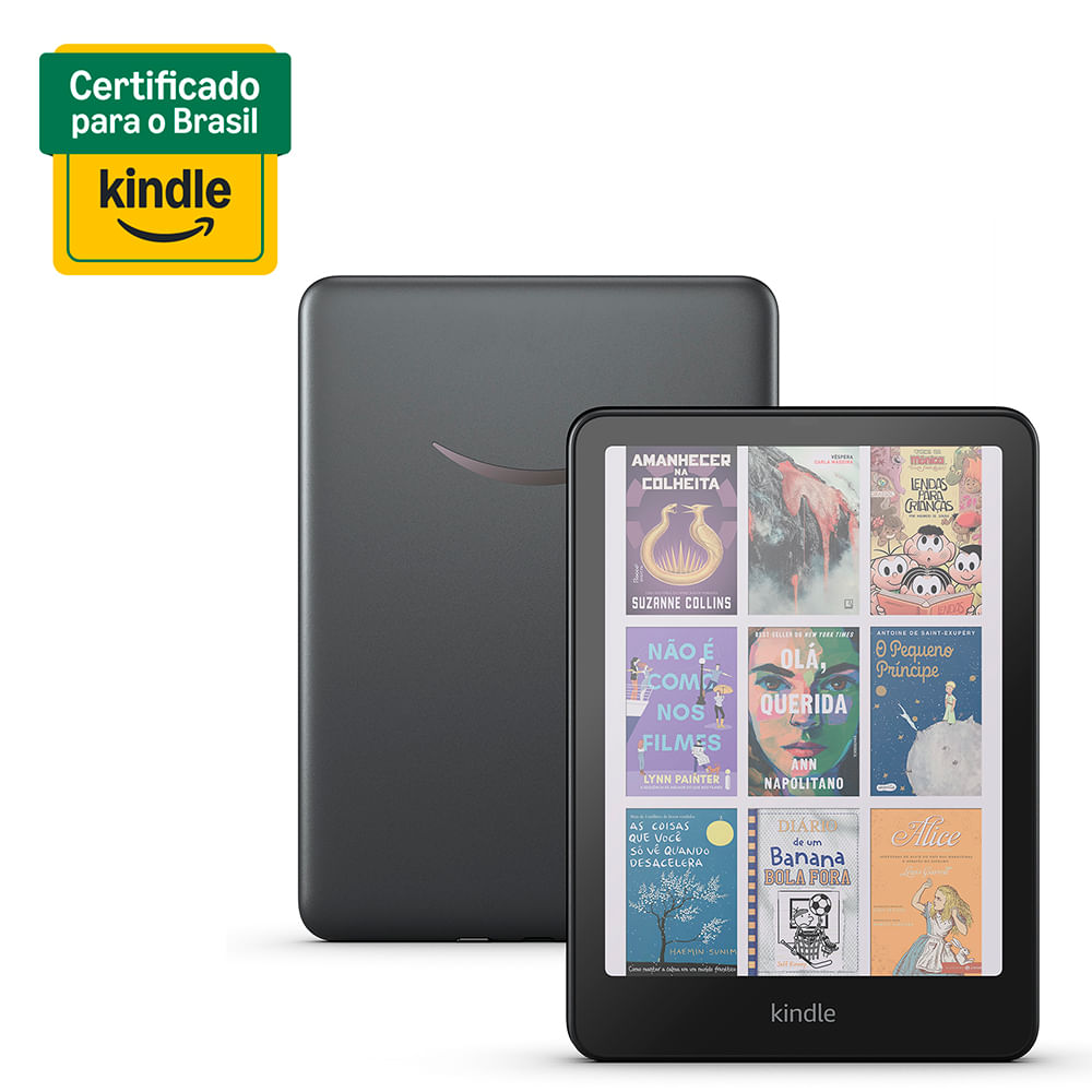 Amazon Kindle Colorsoft Signature Edition com Tela 7,05" Antirreflexo, 32 GB, Preto