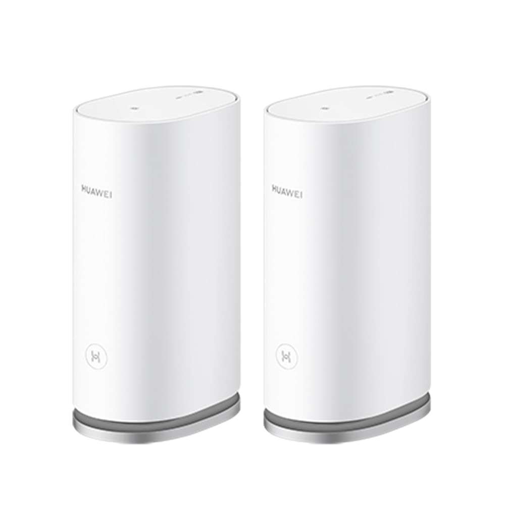 Roteador HUAWEI WiFi Mesh 3, Wi-Fi 6 com Até 3000Mbps, Controle Parental, Conexão Um Toque, Branco, 2 Unidades