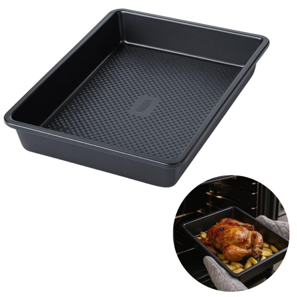 Assadeira Forma Retangular Antiaderente 35cm Carne Bolo Pâo