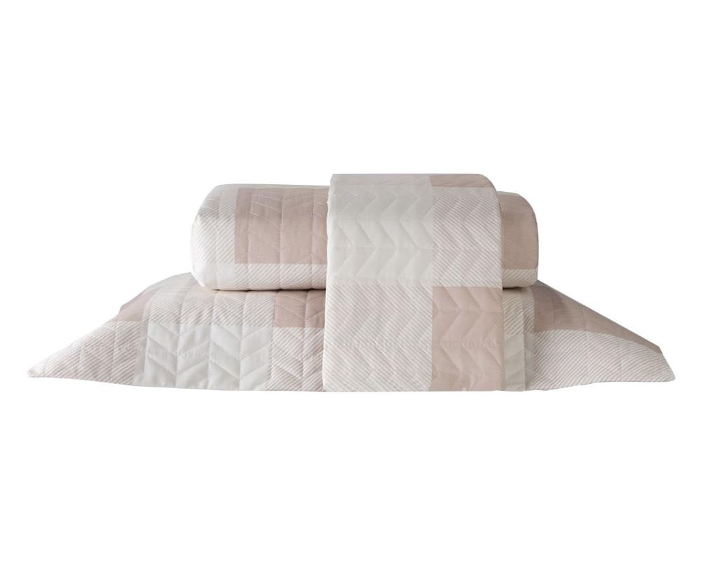 Jogo de Cobre-Leito Maxi Vichy Rosê Casal Rosé
