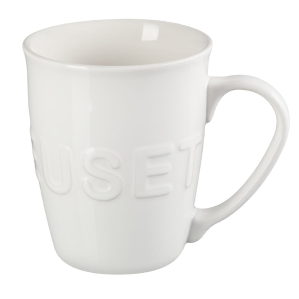 CANECA BOZEMAN LE CREUSET 580ML EM CERÂMICA BRANCO 70330580100099