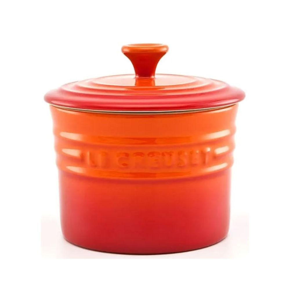 PORTA CONDIMENTOS LE CREUSET GRANDE 800ML EM CERÂMICA LARANJA 91011499090000