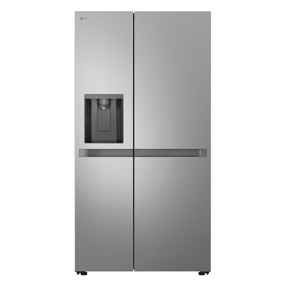 Refrigerador Smart Side by Side LG de 02 Portas Frost Free Inverter, 638L, Inox - GC-L267KLQ