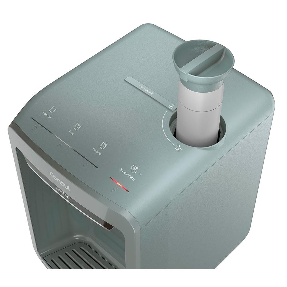 Purificador de Água Eletrônico com Refrigeração Erva-Doce - Consul
