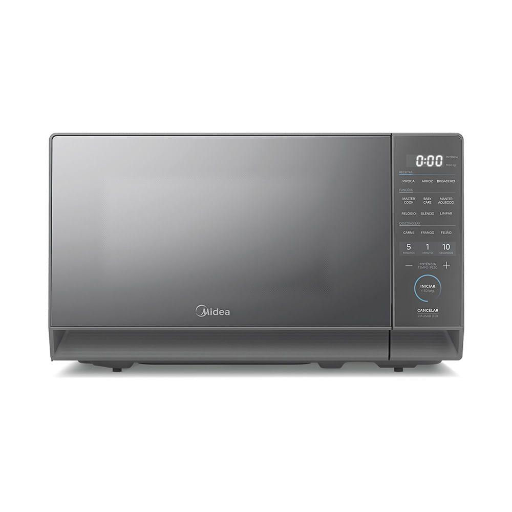 Micro-Ondas 20L Prata Porta Espelhada MasterCook Midea MHP20S1 - 110V