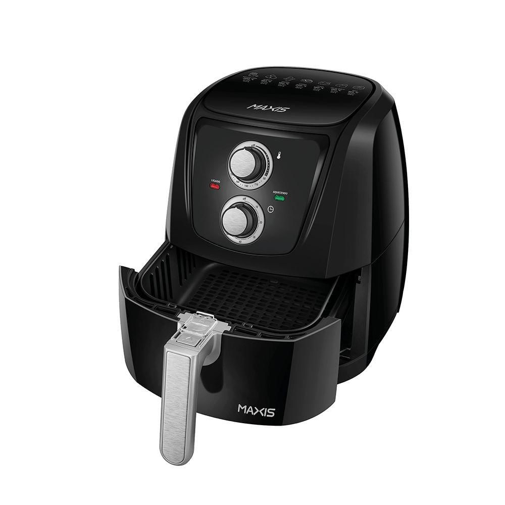 Fritadeira Elétrica Air Fryer Mondial AF-01-MX 4L 1500W Preto 220V com Timer Manual