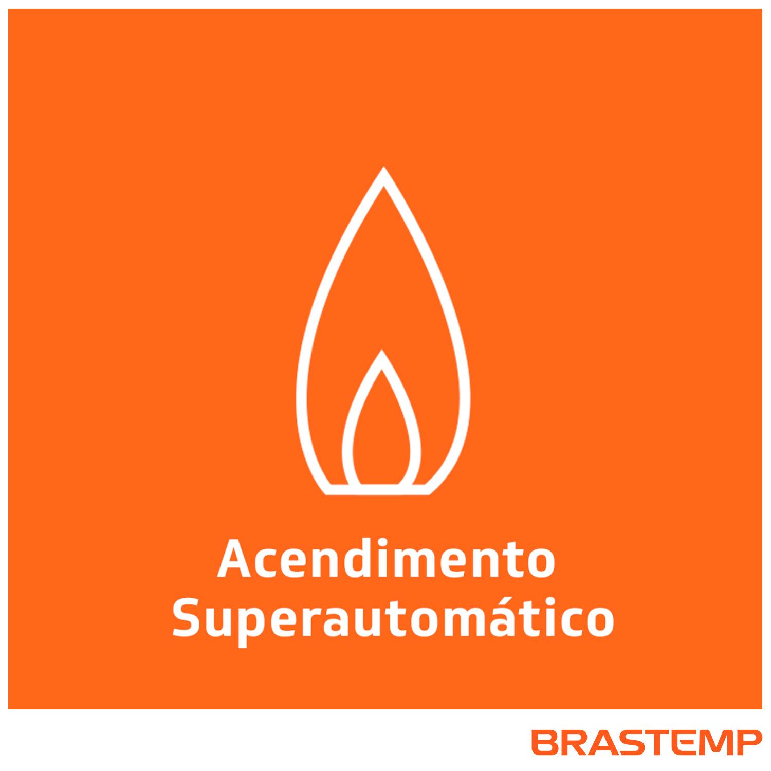 Cooktop Brastemp 5 Bocas com Vidro Temperado Preto e Acendimento Super Automático Encaixe Perfeito Na Mesa BDD75AE